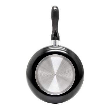 Simplicity - Aluminum Frying Pan, 10.7" Diameter, Non-Stick, Black. View a larger version of this product image.