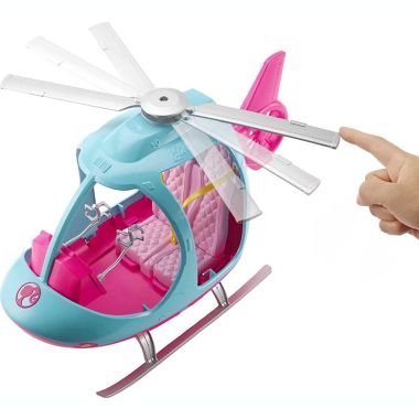 Bederven pen doel Barbie Helicopter, Pink and Blue with Spinning Rotor | buybuy BABY