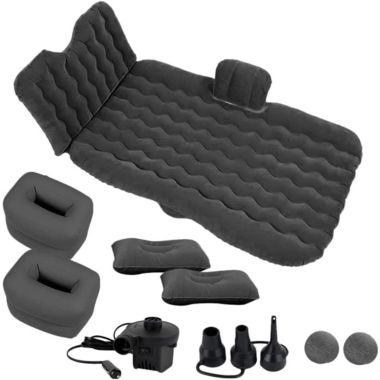 Zone Tech Car Inflatable Air Mattress Bed with Back Seat - Pump Kit Premium Quality- Vacation Camping-Sleep Blow Up Pad Car Bed Back Seat Inflatable Air Mattress with 2 Air Pillows. View a larger version of this product image.