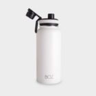 Alternate image 2 for BOZ Stainless Steel Water Bottle XL - Ivory (1 L / 32oz) Wide Mouth, BPA Free, Vacuum Double Wall Insulated…