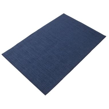 Chaudhary Living 4.5' x 6.5' Solid Blue Rectangular Outdoor Area Throw Rug. View a larger version of this product image.