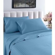 Fresh Home 1000 Thread Count 100% Egyptian Quality Cotton Deep Pocket Dobby Stripe Sheet Set