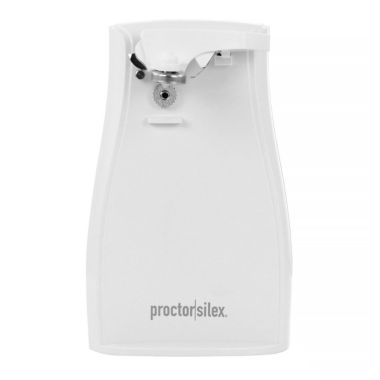 Proctor Silex Simply Better Electric Automatic Can Opener in White. View a larger version of this product image.