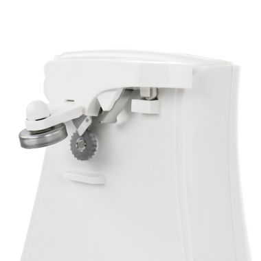 Proctor Silex Simply Better Electric Automatic Can Opener in White. View a larger version of this product image.