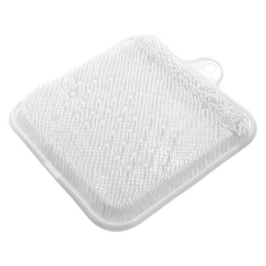 Unique Bargains Healthy Foot Massager Scrubber, Shower Foot Clean Massager Scrubber with Suction Cups, Clear 9.25"x9.25". View a larger version of this product image.