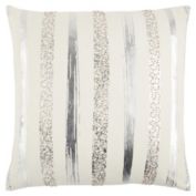Rizzy Home 20" x 20" Pillow Cover - T13304 - Silver