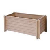 New Age Garden EPLT103-R30 ecoFlex Rectangular Planter Box