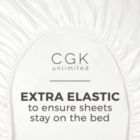 Alternate image 3 for CGK Unlimited Deep Pocket 14 - 16 Inch Microfiber Fitted Sheet - Queen - White
