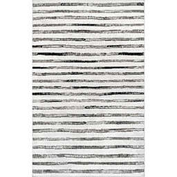 nuLOOM Cassidy Modern Stripes Area Rug, 3' x 5', Gray