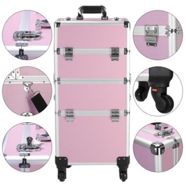 Kitcheniva Professional Salon Rolling Makeup Cases Travel Makeup Bag. View a larger version of this product image.