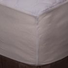 Alternate image 2 for Slickblue King size Plush Bamboo Baffle Box Stitch Mattress Pad / Topper
