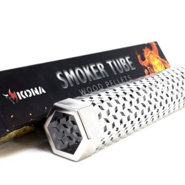 Kona 12" Smoker Tube - Wood Chips or Pellets - 20 Gauge Stainless Steel. View a larger version of this product image.