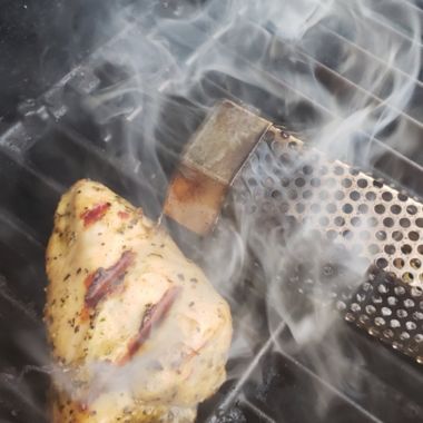 Kona 12" Smoker Tube - Wood Chips or Pellets - 20 Gauge Stainless Steel. View a larger version of this product image.