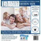 Alternate image 1 for FABRIC ZIPPERED MATTRESS COVER 16", BED BUG PROTECTOR HYPOALLERGENIC