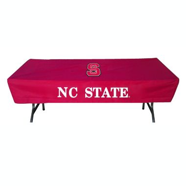 Rivalry 6 Feet NC State Sports Collegiate Team Logo Party Outdoor Camping Table Cover. View a larger version of this product image.