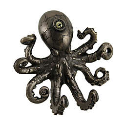 Veronese Design Antique Bronze Finish Steampunk Octopus Wall Hook