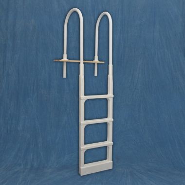 The Pool Supply Shop 80" Proseries Four Step Above Ground Swimming Pool Deck Ladder. View a larger version of this product image.