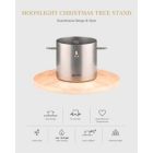 Alternate image 2 for Tree Nest Moonlight Christmas Tree Stand for Real Trees, White