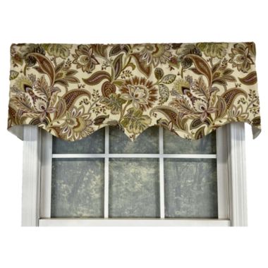 RLF Home Valdosta Regal Valance All Season Super Soft Vintage 3" Rod Pocket 50W x 17L. View a larger version of this product image.