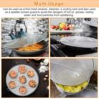 Alternate image 3 for Eggracks By Global Phoenix Grease Splatter Screen 13in Stainless Steel Fine Mesh Splash Mesh