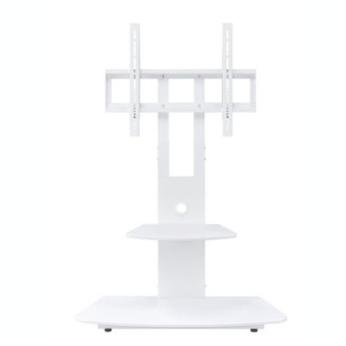 Proman Products Home Indoor Decorative Macro TV Stand, White. View a larger version of this product image.