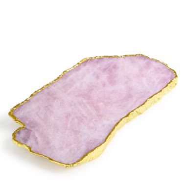 GAURI KOHLI Dazzle Rose Quartz Cheese Board. View a larger version of this product image.