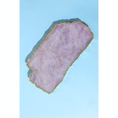 GAURI KOHLI Dazzle Rose Quartz Cheese Board. View a larger version of this product image.