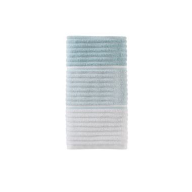 Saturday Knight Ltd Planet Ombre Woven Distinctive Bath Hand Towel Set - 2 Piece - 16x26", Aqua. View a larger version of this product image.