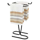 Alternate image 1 for mDesign Metal Hand Towel Holder Stand for Bathroom Vanity Countertop