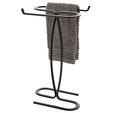 mDesign Metal Hand Towel Holder Stand for Bathroom Vanity Countertop. View a larger version of this product image.