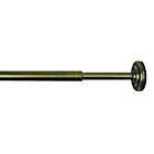 Alternate image 1 for Versailles 1/2" Diameter Mini Tension Rod - 15x24", Antique Brass