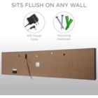 Alternate image 3 for Ivation Huge Large Big Oversized Digital LED Clock - Shelf or Wall Mount (24 Inch - Blue)