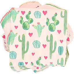 Sparkle and Bash Fiesta Party Decorations, Cactus Napkins (Pink, 100-Pack)