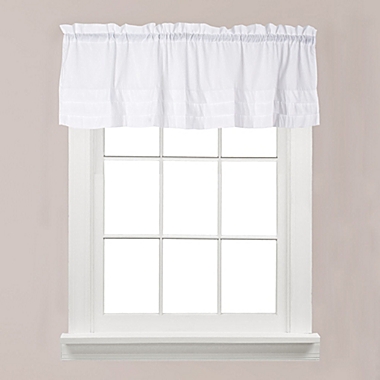 Saturday Knight Ltd Holden High Quality Stylish Soft And Clean Look Window Valance - 58x13", White. View a larger version of this product image.