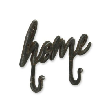 Cheungs Decorative Cast Iron "Home" Wall Hook. View a larger version of this product image.