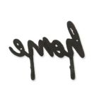 Alternate image 3 for Cheungs Decorative Cast Iron "Home" Wall Hook