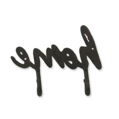 Cheungs Decorative Cast Iron "Home" Wall Hook. View a larger version of this product image.