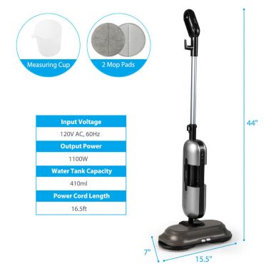 Slickblue 1100W Handheld Detachable Steam Mop with LED Headlights. View a larger version of this product image.