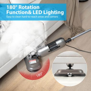 Slickblue 1100W Handheld Detachable Steam Mop with LED Headlights. View a larger version of this product image.