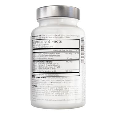 Amen Vitamin D, K2 & Zinc Supplement - 60ct. View a larger version of this product image.