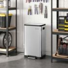 Alternate image 1 for BreeBe Pedal Garbage Can