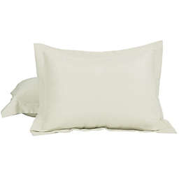 PiccoCasa Soft 1800 Microfiber Oxford Pillowcases 2Pcs, Beige King