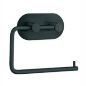 Smedbo Euro Toilet Paper Holder Black Self Adhesive BB1097