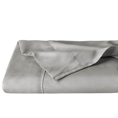 Bare Home Flat Top Sheet Premium 1800 Ultra-Soft Microfiber Collection - Double Brushed, Hypoallergenic, Wrinkle Resistant, Easy Care (Light Grey, Twin XL)