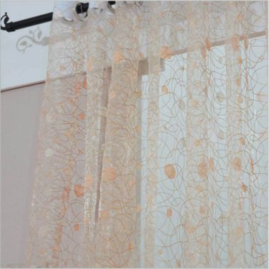 Dolce Mela Home Decorative Window Sheer Curtain Panel, Marseille. View a larger version of this product image.