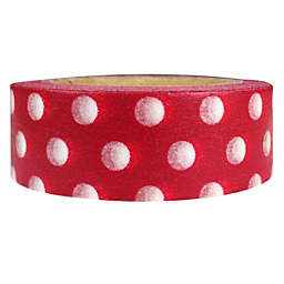 Wrapables Dotted Japanese Washi Masking Tape / Large Red Dots