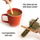 Alternate image 3 for 2lbDepot Black Measuring Spoons Set of 7 Includes Bonus Leveler, Premium, Rust Proof