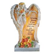 Santa's Workshop Outdoor Decorative 10" Solar Remembrance Angel