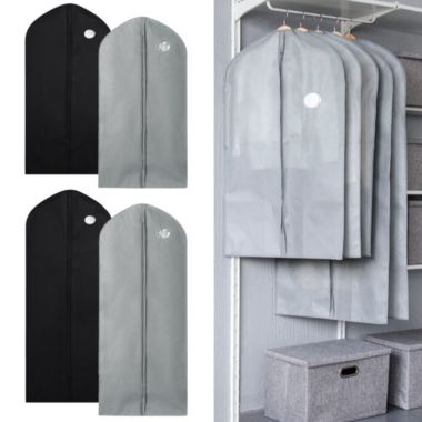 Infinity Merch Breathable Dustproof 40 Inch Garment Clothes Protector Bag Pk 3. View a larger version of this product image.