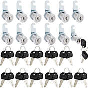 Stockroom Plus 12 Pack Stockroom Plus Cabinet Cam Lock with Key, 1-1/8 Cylinder Lock for Tool Box (30mm)